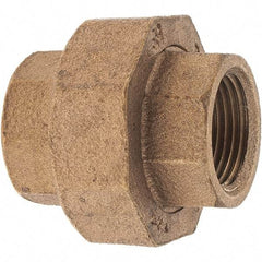 Merit Brass - Class 125, 3/4" Internal Pipe, Brass Union - FNPT x FNPT - Americas Industrial Supply