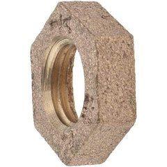 Merit Brass - Class 125, 1/4" Internal Pipe, Brass Locknut - FNPT - Americas Industrial Supply