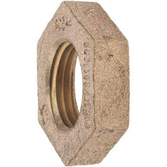 Merit Brass - Class 125, 1/2" Internal Pipe, Brass Locknut - FNPT - Americas Industrial Supply