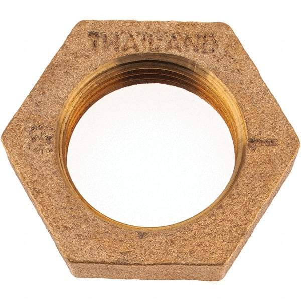 Merit Brass - Class 125, 1" Internal Pipe, Brass Locknut - FNPT - Americas Industrial Supply