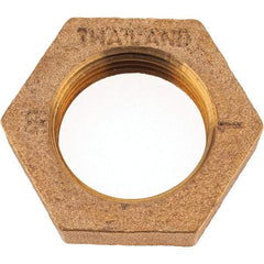 Merit Brass - Class 125, 1" Internal Pipe, Brass Locknut - FNPT - Americas Industrial Supply