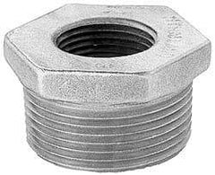 Merit Brass - Class 125, 1/2 x 3/8" Internal Pipe, Lead Free Brass Hex Bushing - MNPT x FNPT - Americas Industrial Supply