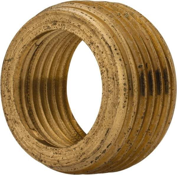 Merit Brass - Class 125, 3/4 x 1/2" Internal Pipe, Brass Face Bushing - MNPT x FNPT - Americas Industrial Supply