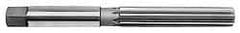 Made in USA - 19/32" Diam, Straight Shank, 3-3/8" Flute, Hand Reamer - Straight Flute, 6-3/4" OAL, Right Hand Cut, High Speed Steel - Americas Industrial Supply