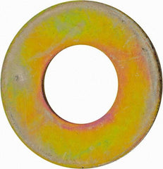 Value Collection - 1-3/8" Screw, Grade 8 Alloy Steel USS Flat Washer - 1.493" ID x 2.78" OD, 0.213" Thick, Zinc Yellow Dichromate Finish - Americas Industrial Supply