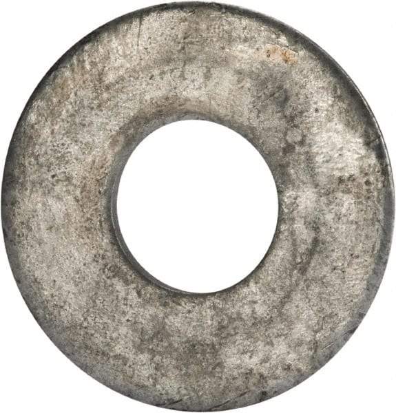 Value Collection - 7/8" Screw, Grade 2 Steel USS Flat Washer - 0.931" ID x 2.28" OD, 0.192" Thick, Galvanized Finish - Americas Industrial Supply