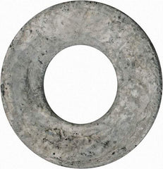 Value Collection - 1-1/8" Screw, Grade 2 Steel USS Flat Washer - 1.243" ID x 2.78" OD, 0.192" Thick, Galvanized Finish - Americas Industrial Supply