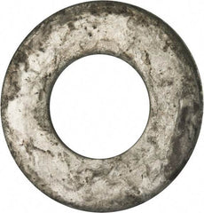 Value Collection - 2" Screw, Grade 2 Steel USS Flat Washer - 2.115" ID x 4.545" OD, 0.213" Thick, Galvanized Finish - Americas Industrial Supply