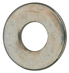 Value Collection - #2 Screw, Grade 2 Steel SAE Flat Washer - 3/32" ID x 7/32" OD, 0.021" Thick, Zinc-Plated Finish - Americas Industrial Supply