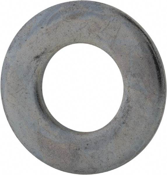 Value Collection - 7/16" Screw, Grade 2 Steel SAE Flat Washer - 15/32" ID x 59/64" OD, 0.08" Thick, Zinc-Plated Finish - Americas Industrial Supply