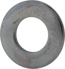Value Collection - 7/16" Screw, Grade 2 Steel SAE Flat Washer - 15/32" ID x 59/64" OD, 0.08" Thick, Zinc-Plated Finish - Americas Industrial Supply