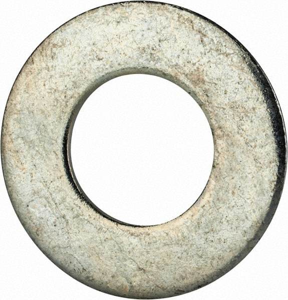Value Collection - 5/8" Screw, Grade 2 Steel SAE Flat Washer - 21/32" ID x 1-5/16" OD, 0.121" Thick, Zinc-Plated Finish - Americas Industrial Supply
