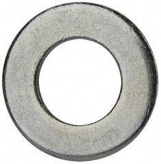Value Collection - 7/8" Screw, Grade 2 Steel SAE Flat Washer - 15/16" ID x 1-3/4" OD, 0.16" Thick, Zinc-Plated Finish - Americas Industrial Supply