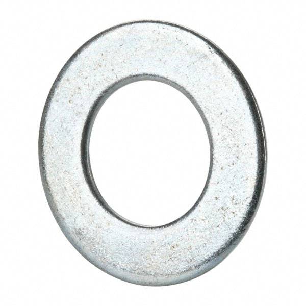 Value Collection - 1-3/8" Screw, Grade 2 Steel SAE Flat Washer - 1-7/16" ID x 2-3/4" OD, 0.213" Thick, Zinc-Plated Finish - Americas Industrial Supply