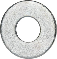 Value Collection - 9/16" Screw, Grade 2 Steel USS Flat Washer - 0.62" ID x 1.499" OD, 0.132" Thick, Zinc-Plated Finish - Americas Industrial Supply
