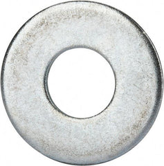 Value Collection - 7/8" Screw, Grade 2 Steel USS Flat Washer - 0.931" ID x 2.28" OD, 0.192" Thick, Zinc-Plated Finish - Americas Industrial Supply
