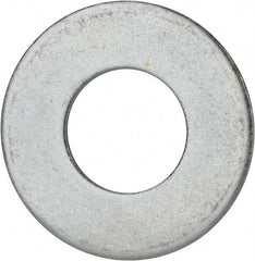 Value Collection - 1-3/4" Screw, Grade 2 Steel USS Flat Washer - 1.865" ID x 4.045" OD, 0.213" Thick, Zinc-Plated Finish - Americas Industrial Supply