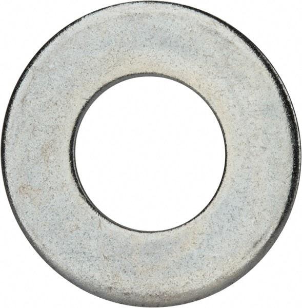 Value Collection - 2-1/4" Screw, Grade 2 Steel USS Flat Washer - 2.365" ID x 4.795" OD, 0.248" Thick, Zinc-Plated Finish - Americas Industrial Supply