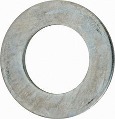 Value Collection - 3" Screw, Grade 2 Steel USS Flat Washer - 3.115" ID x 5.565" OD, 0.327" Thick, Zinc-Plated Finish - Americas Industrial Supply