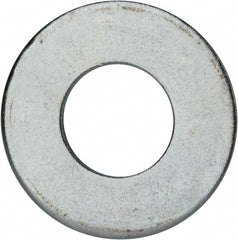 Value Collection - 1-3/4" Screw, Grade 2 Steel USS Flat Washer - 1.865" ID x 4.045" OD, 0.213" Thick, Zinc-Plated Finish - Americas Industrial Supply