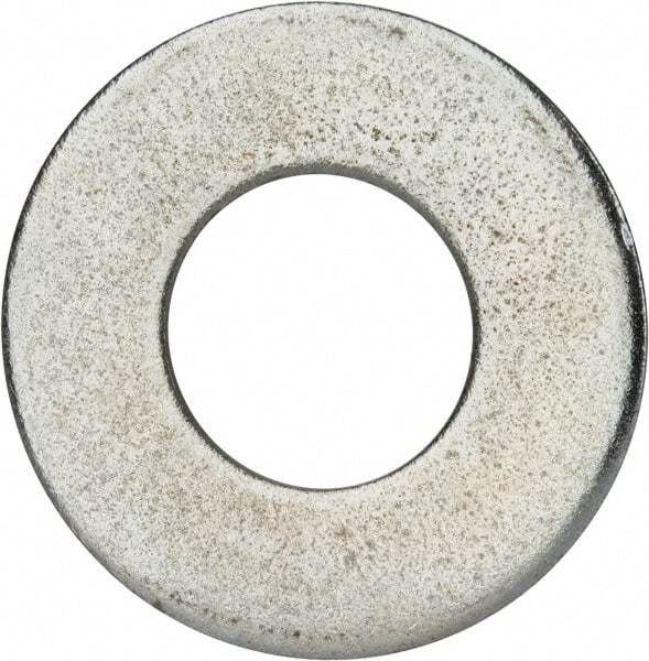 Value Collection - 2" Screw, Grade 2 Steel USS Flat Washer - 2.115" ID x 4.545" OD, 0.213" Thick, Zinc-Plated Finish - Americas Industrial Supply