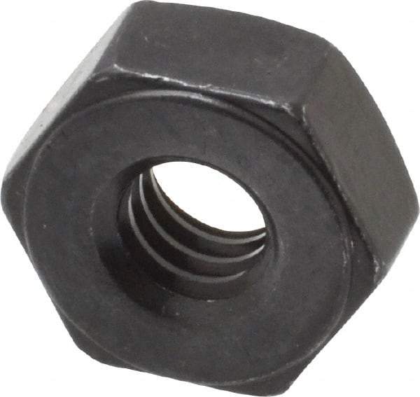 Value Collection - 1/4-20 UNC Steel Right Hand Heavy Hex Nut - 1/2" Across Flats, 15/64" High, Uncoated, 2B Class of Fit - Americas Industrial Supply