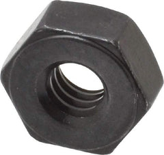 Value Collection - 1/4-20 UNC Steel Right Hand Heavy Hex Nut - 1/2" Across Flats, 15/64" High, Uncoated, 2B Class of Fit - Americas Industrial Supply