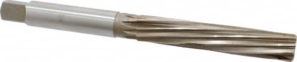 Interstate - 15/16" Diam, Straight Shank, 5-1/8" Flute, Hand Reamer - Spiral Flute, 10-1/4" OAL, Left Hand Spiral, Right Hand Cut, 10 Flutes, High Speed Steel - Americas Industrial Supply