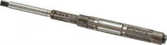 Made in USA - Size 7/A, Straight Shank Hand Adjustable Reamer - 3-1/2" OAL, Right Hand Cut, 4 Blades, High Speed Steel, Bright Finish - Americas Industrial Supply