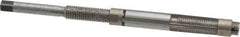 Made in USA - Size 6/A, Straight Shank Hand Adjustable Reamer - 4-1/8" OAL, Right Hand Cut, 4 Blades, High Speed Steel, Bright Finish - Americas Industrial Supply