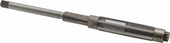 Made in USA - Size A, Straight Shank Hand Adjustable Reamer - 5-1/2" OAL, Right Hand Cut, High Speed Steel, Bright Finish - Americas Industrial Supply