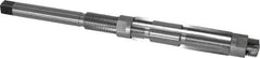Made in USA - Size C, Straight Shank Hand Adjustable Reamer - 6-1/2" OAL, Right Hand Cut, High Speed Steel, Bright Finish - Americas Industrial Supply