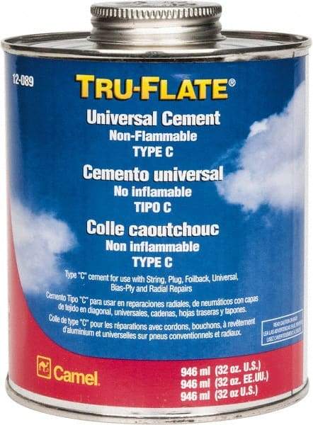 Schrader/Plews - 1 Qt. Cement - For Tire Repair - Americas Industrial Supply