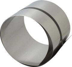 Made in USA - 1 Piece, 50 Inch Long x 6 Inch Wide x 0.02 Inch Thick, Roll Shim Stock - Stainless Steel - Americas Industrial Supply