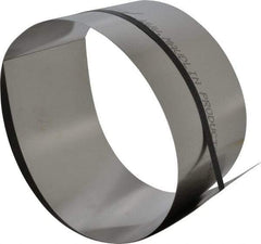 Made in USA - 1 Piece, 50 Inch Long x 6 Inch Wide x 0.025 Inch Thick, Roll Shim Stock - Stainless Steel - Americas Industrial Supply