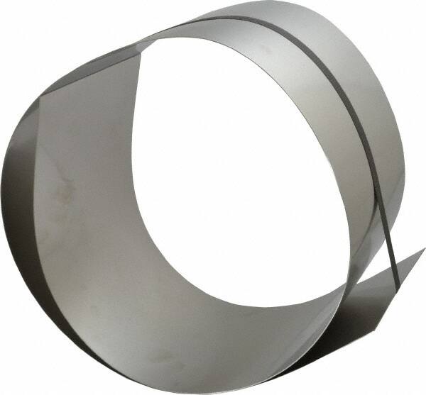 Made in USA - 1 Piece, 50 Inch Long x 6 Inch Wide x 0.031 Inch Thick, Roll Shim Stock - Stainless Steel - Americas Industrial Supply