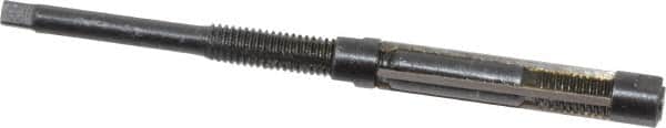 Value Collection - Size 7/A, Straight Shank Hand Adjustable Reamer - 3-1/2" OAL, Right Hand Cut, High Speed Steel, Oxide Finish - Americas Industrial Supply