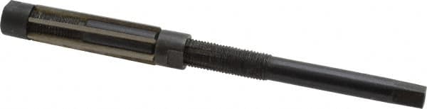 Value Collection - Size B, Straight Shank Hand Adjustable Reamer - 5-3/4" OAL, Right Hand Cut, High Speed Steel, Oxide Finish - Americas Industrial Supply
