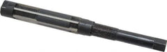 Value Collection - Size F, Straight Shank Hand Adjustable Reamer - 7-3/8" OAL, Right Hand Cut, High Speed Steel, Oxide Finish - Americas Industrial Supply