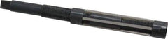 Value Collection - Size G, Straight Shank Hand Adjustable Reamer - 8" OAL, Right Hand Cut, High Speed Steel, Oxide Finish - Americas Industrial Supply