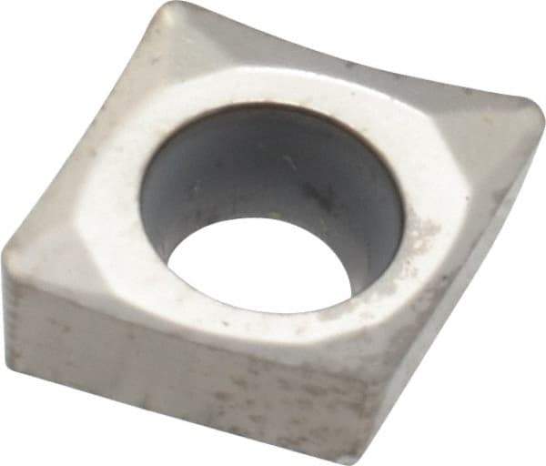 Kennametal - CCGT32.52 HP Grade KC5410 Carbide Turning Insert - TiB2 Finish, 80° Diamond, 3/8" Inscr Circle, 5/32" Thick, 1/32" Corner Radius - Americas Industrial Supply
