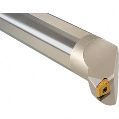 Iscar - 2.087" Min Bore Diam, 14" OAL, 1-1/4" Shank Diam, S-SLAN Indexable Boring Bar - LNMX 1104.. Insert, Screw or Clamp Holding Method - Americas Industrial Supply