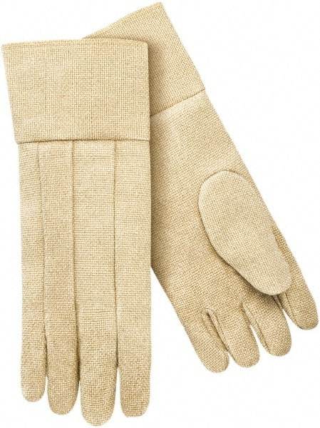 Steiner - Size Universal Wool Lined Fiberglass Heat Resistant Glove - 18" OAL, Slip-On Cuff - Americas Industrial Supply