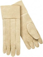 Steiner - Size Universal Wool Lined Fiberglass Heat Resistant Glove - 18" OAL, Slip-On Cuff - Americas Industrial Supply