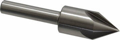 Interstate - 1" Head Diam, 1/2" Shank Diam, 4 Flute 60° High Speed Steel Countersink - Americas Industrial Supply