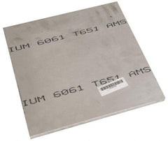 Value Collection - 1/4 Inch Thick x 12 Inch Wide x 12 Inch Long, Aluminum Plate - Alloy 6061 - Americas Industrial Supply