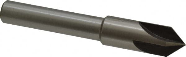 Interstate - 5/8" Head Diam, 1/2" Shank Diam, 4 Flute 82° High Speed Steel Countersink - Americas Industrial Supply