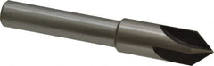 Interstate - 5/8" Head Diam, 1/2" Shank Diam, 4 Flute 82° High Speed Steel Countersink - Americas Industrial Supply