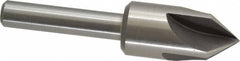 Interstate - 1" Head Diam, 1/2" Shank Diam, 4 Flute 82° High Speed Steel Countersink - Americas Industrial Supply