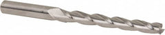 Accupro - 0.5° Taper Angle per Side, 1/4" Small End Diam, 2-1/4" LOC, Solid Carbide 3 Flute Tapered Square End Mill - 4" OAL, 3/8" Shank Diam, Spiral Flute - Americas Industrial Supply